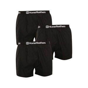 Horsefeathers 3PACK pánské trenky Frazier black (AM096A) M obraz