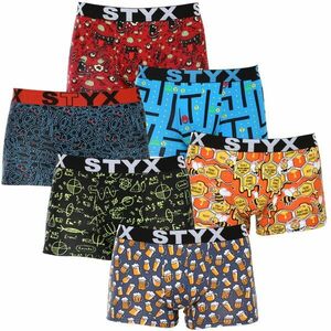 Styx 6PACK pánské boxerky art sportovní guma vícebarevné (6G12697124) M obraz