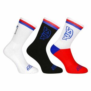 Styx 3PACK ponožky vysoké vícebarevné trikolóra (3HV09014) M obraz