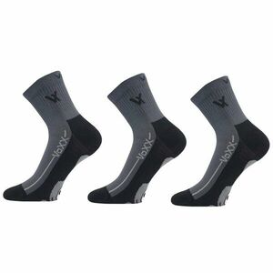 VoXX 3PACK ponožky tmavě šedé (Barefootan-darkgrey) S obraz