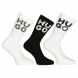 HUGO 3PACK ponožky vysoké vícebarevné (50518606 100) L obraz