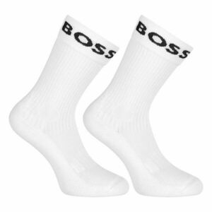 BOSS 2PACK ponožky bílé (50469747 100) M obraz