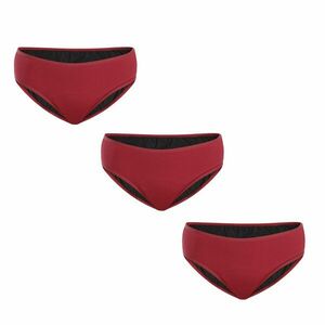 Meracus 3PACK Menstruační kalhotky Timeless Burgundy Plus (MEMS106) M obraz