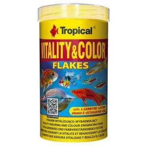 Tropical Vitality&Color 500ml/100g vločkové krmivo s vyfarbujúcim a vitalizujícím ú obraz