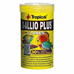 Tropical D-Allio Plus Flakes 100ml/20g vločkové krmivo s dodatkem česneku pro akvarijn obraz