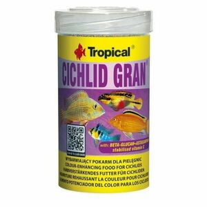 Tropical Cichlid Gran 100ml/55g krmivo s beta-glukanem pro cichlidy obraz