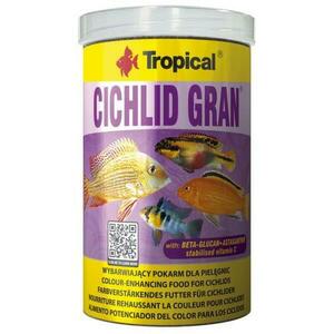 Tropical Cichlid Gran 1000ml/550g krmivo s beta-glukanem pro cichlidy obraz