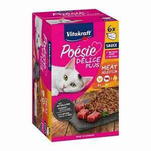 Vitakraft Poésie Délice Plus kuřecí + hovězí 6x85 g obraz