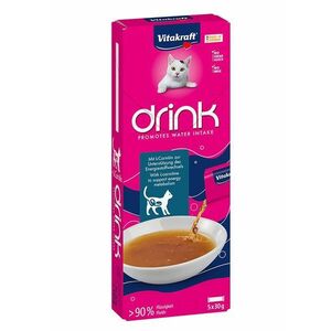 Vitakraft Cat Drink losos + L-Carnitin 5x30 g obraz