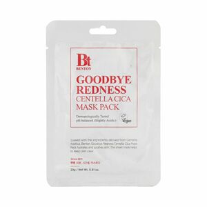 Benton Goodbye Redness Centella Cica Mask Pack 23 g obraz