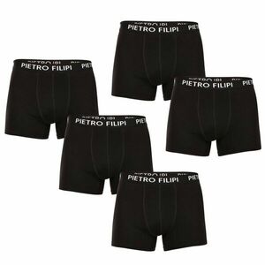 Pietro Filipi 5PACK pánské boxerky černé (5BCL002) XL obraz