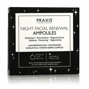 Praxis Laboratorios Night Facial Renewal Ampoules 6 x 2 ml obraz