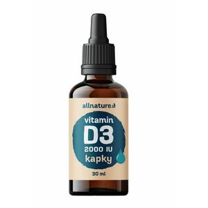 Allnature Vitamin D3 Forte 2000 IU kapky 30 ml obraz