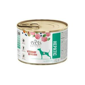 4vets NATURAL VETERINARY EXCLUSIVE HEPATIC 185g pro psy s onemocněním jater obraz