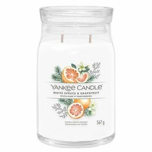 Yankee Candle Vonná svíčka White Spruce & Grapefruit 2 knoty 567 g obraz