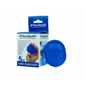 Thera-Band Hand Exerciser XL - posilovač rukou gelové vajíčko modré - tvrdé obraz