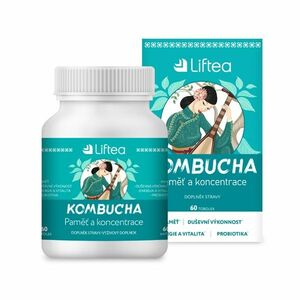 Liftea Kombucha Paměť a koncentrace 60 tobolek obraz