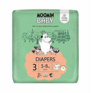 Moomin Baby 3 Midi 5–8 kg eko pleny 48 ks obraz