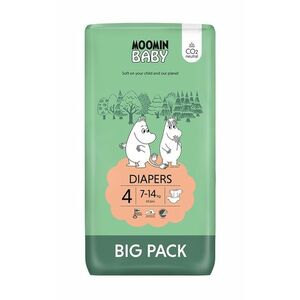 Moomin Baby 4 Maxi 7–14 kg eko pleny 63 ks obraz