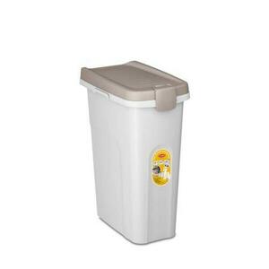 Stefanplast Pet food Container 39x24x51cm 25l bílý/šedý barel na 10kg granulí obraz