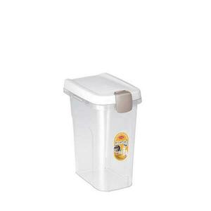 Stefanplast Pet food Container 33x22x41cm 15l průsvitný/bílý barel na 6kg granulí obraz