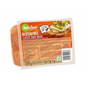 Balviten Classic Dark Bread bezlepkový krájený tmavý chléb 190 g obraz