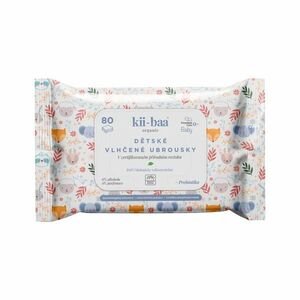 kii-baa organic Vlhčené ubrousky Baby premium 80 ks obraz