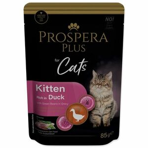 PROSPERA Plus Kitten Duck Green Beans kapsička 85 g obraz