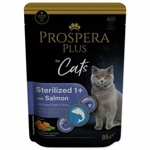 PROSPERA Plus Sterelized 1+ Salmon Peas kapsička 85 g obraz