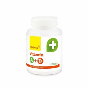 Wolfberry Vitamin A + D3 120 kapslí obraz