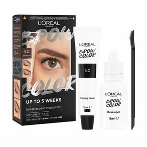 Loréal Paris Brow Color Semi-Permanent 5.S Brunette barva na obočí 1 sada obraz