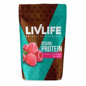 Livlife Vegan Protein s lyofilizovanou malinou 245 g obraz