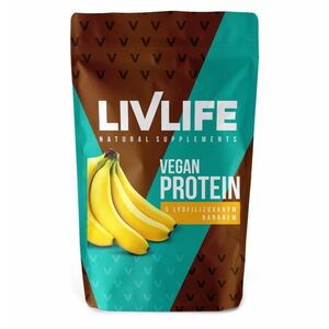 Livlife Vegan Protein s lyofilizovaným banánem 490 g obraz