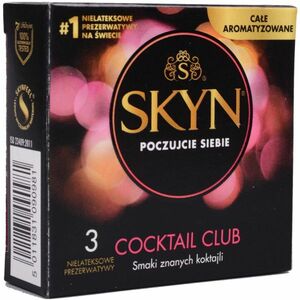 SKYN Cocktail Club – bezlatexové kondomy (3 ks) obraz