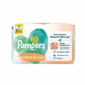 Pampers Harmonie Protect&Care Calendula vlhčené ubrousky 3x44 ks obraz