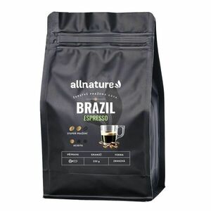 Allnature Brazil Espresso zrnková káva 250 g obraz