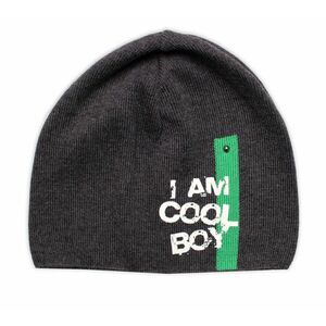 NELLYS Jarní, podzimní čepice I am Cool Boy, grafit, 40-46 cm obraz