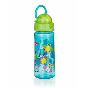 Banquet Láhev plastová Owls 500 ml Green obraz