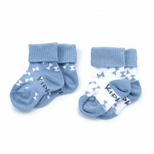 KipKep dětské ponožky Stay-on-Socks 0-6m 2páry Party Blue obraz