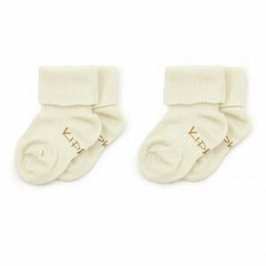 KipKep dětské ponožky Stay-on-Socks 0-6m 2páry Off White obraz