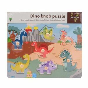 Jouéco dřevěné puzzle s úchyty Dino I 18m+ obraz