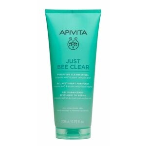 APIVITA Just Bee Clear čisticí gel na pleť se sklonem k akné 200 ml obraz