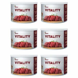 Akinu VITALITY Hovězí jemně krájená svalovina konzerva pro psy 6 x 200 g obraz