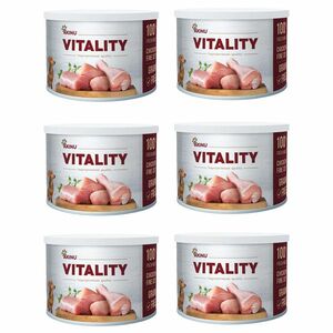 Akinu VITALITY Kuře jemně krájené konzerva pro psy 6 x 200 g obraz