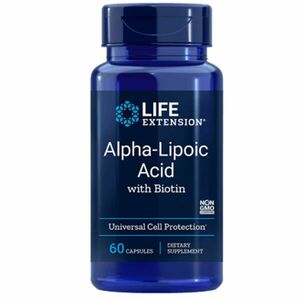 Life Extension Alpha-Lipoic Acid with Biotin - 60 kapslí obraz