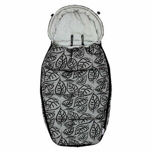 Dooky fusak Footmuff vel. L GREY LEAVES DeLuxe obraz