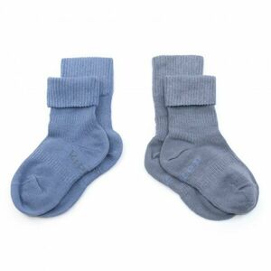 KipKep dětské ponožky Stay-on-Socks 12-18m 2páry Denim Blue obraz