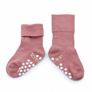 KipKep dětské ponožky Stay-on-Socks ANTISLIP 12-18m 1pár Dusty Clay obraz