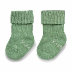 KipKep dětské ponožky Stay-on-Socks NEWBORN 1pár Calming Green obraz