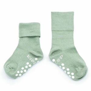 KipKep dětské ponožky Stay-on-Socks ANTISLIP 12-18m 1pár Calming Green obraz